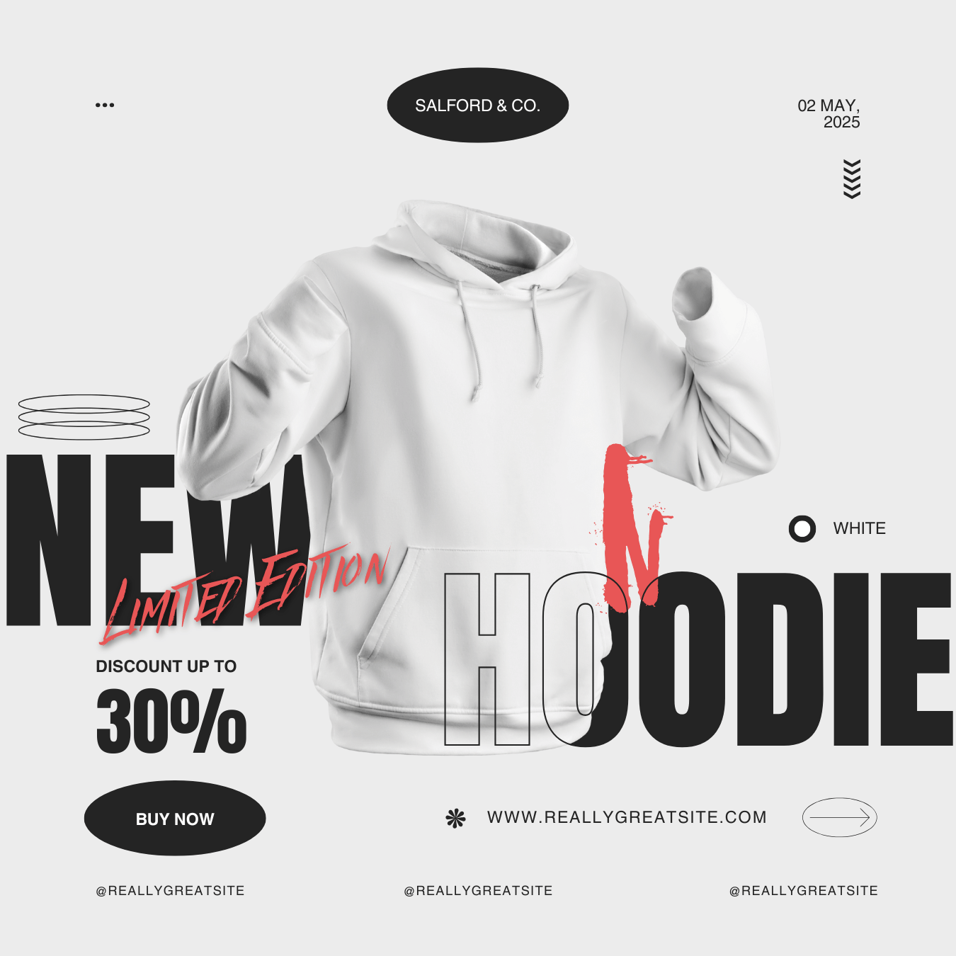 Social Media Management - E-commerce Hoodie